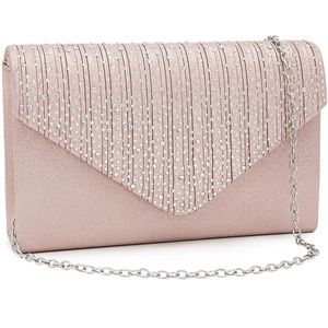 Rose Gold Milisente Clutch